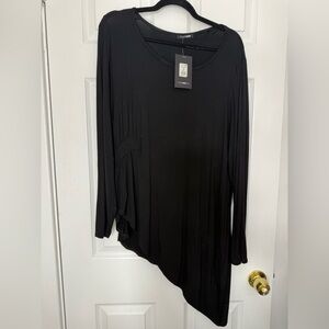 Fashion Nova asymmetrical tunic top